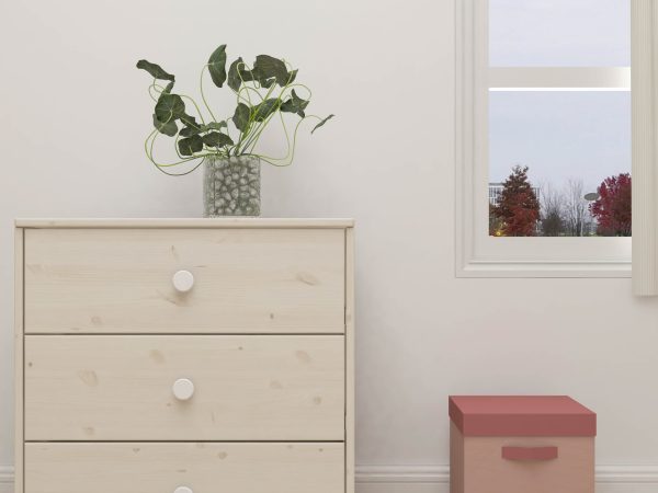 FLEXA Kommode, 3 skuffer 74.5 cm x 72.0 cm White/White Washed Pine