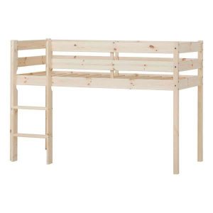 Hoppekids ECO Comfort halvhøj seng 90x200 cm - Natur