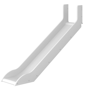 FLEXA WHITE & NOR Rutsjebane til Halvhøj seng, Hvid 39.5 cm x 120.0 cm White