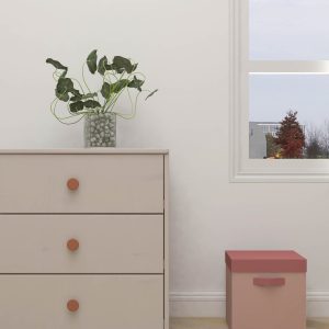 FLEXA Kommode, 3 skuffer 74.5 cm x 72.0 cm Light Blush/Grey Washed Pine