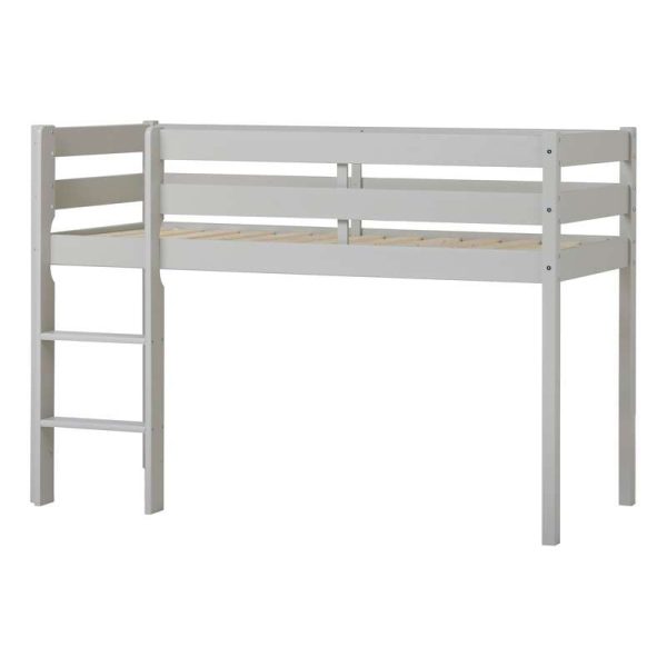 Hoppekids ECO Comfort - Halvhøj Seng - Flere Størrelser - Dove Grey