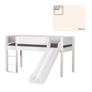 Loke Halvhøjseng Med Rutsjebane - 90x160 / Modern Beige