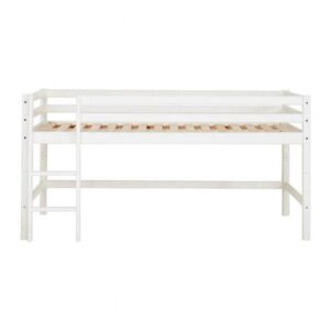 Hoppekids ECO Dream halvhøj seng - Hvid - 90 x 200 cm