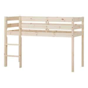 Hoppekids ECO Comfort halvhøj seng 70x160 cm - Natur Natur : Erling Christensen Møbler