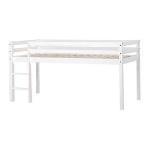 Hoppekids ECO Dream Halvhøj seng, Ikke delbar - Hvid - 90 x 200 cm : Erling Christensen Møbler
